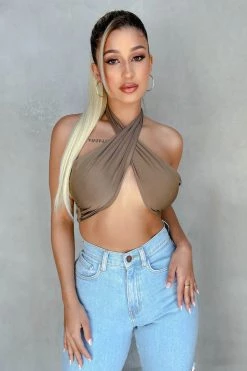 Honeybum SALE Turn Heads Twist Top