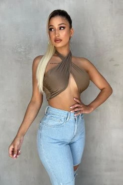 Honeybum SALE Turn Heads Twist Top