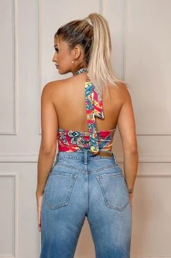 Honeybum Taking Over Paisley Twist Top SALE