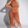 Honeybum Sale Dresses Be Mine Fishnet Leather Dress