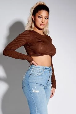 Honeybum City Chic Ribbed Top Sale Tops