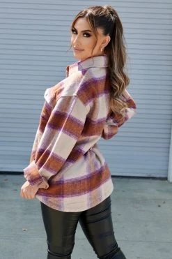 Honeybum On The Road Flannel Top Clothing