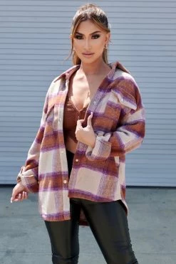 Honeybum On The Road Flannel Top Clothing