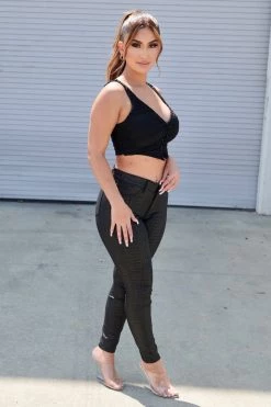 Honeybum Clothing Bad Gal Crocodile Print Pants