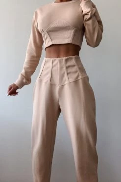 Honeybum Life Is Good Corset Sweat Set SALE