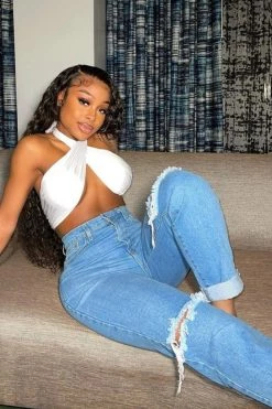 Honeybum Riley Girlfriend Jeans