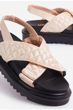 Honeybum Keeping Up Quilted Sandal SALE
