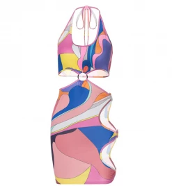 Honeybum Deja Vu Printed Mini Dress