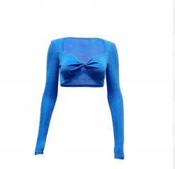 Honeybum SALE Get My Way Long Sleeve Crop Top