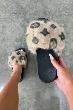 Honeybum Sale Shoes & Accessories Good Days Fuzzy Slides