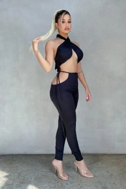 Honeybum Twisted On You Wrap Top Set SALE