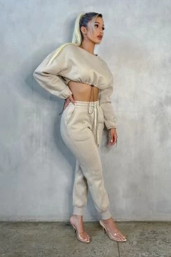 Honeybum Clothing Overshare Cinched Jogger Set