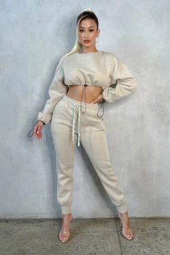 Honeybum Clothing Overshare Cinched Jogger Set