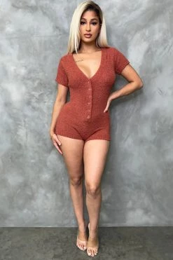Honeybum Like Woah Cozy Romper SALE