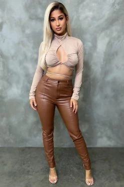 Honeybum SALE Little Lies Cut Out Top