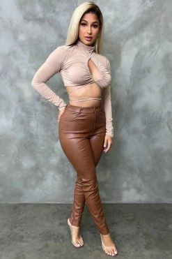 Honeybum SALE Little Lies Cut Out Top