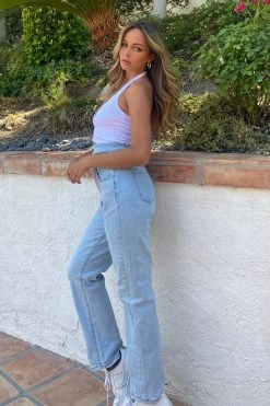 Honeybum New Arrivals Get Over Here Waistband Jeans